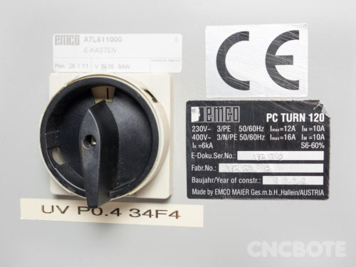 Emco PC-Turn 120 CNC esztergagép